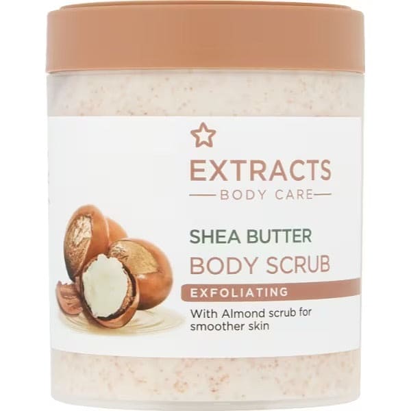 SUPERDRUG EXTRACTS BODY CARE SHEA BUTTER BODY SCRUB