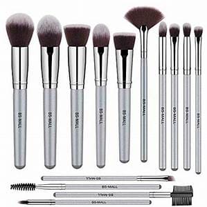 BS-MALL 14PC SILVER BRUSH SET